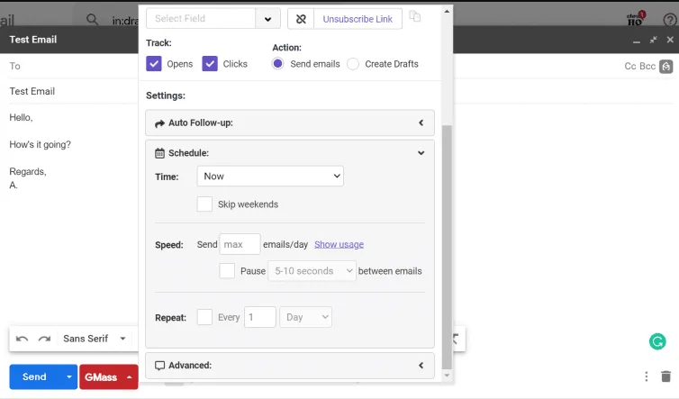 Email Scheduling and Automation