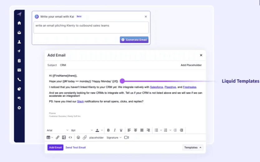 Email Outreach Features