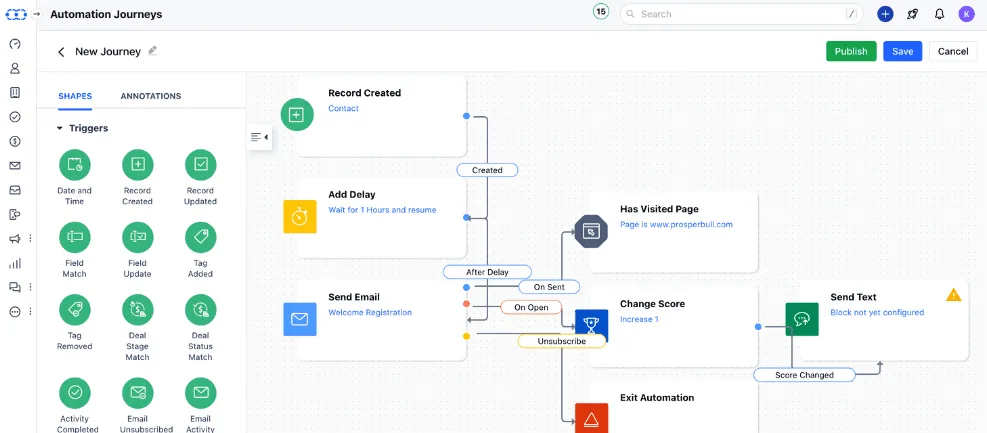 Salesmate Sales Engagement Flows