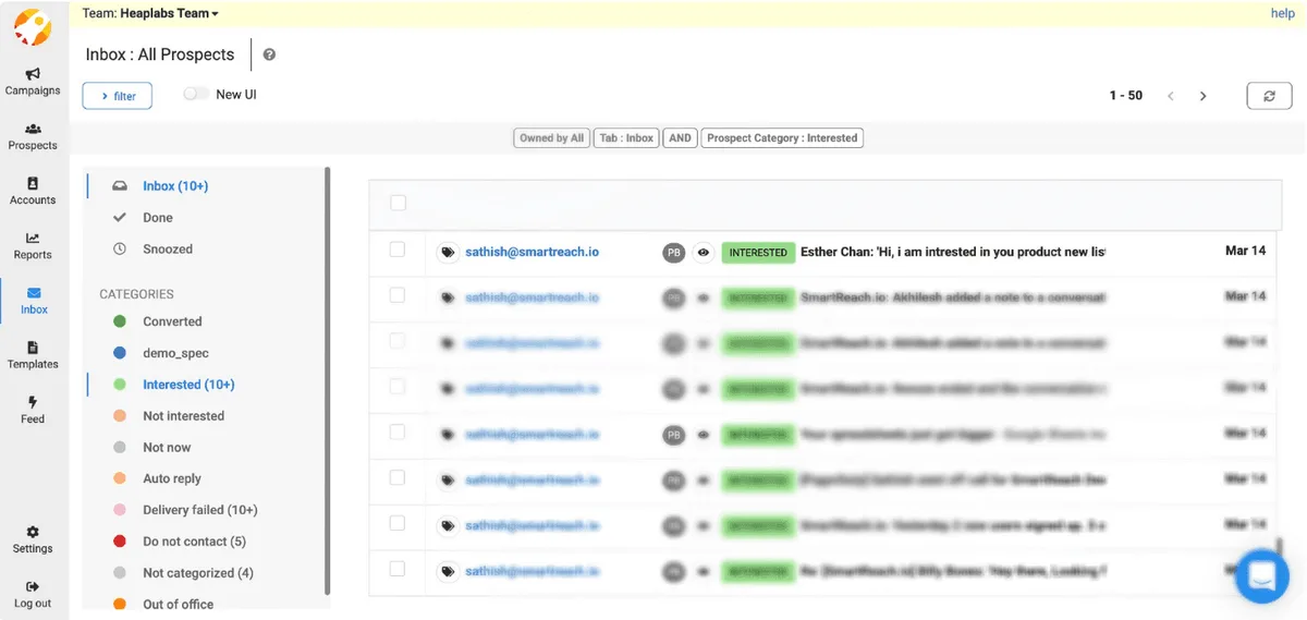 Smartreach Unified Inbox