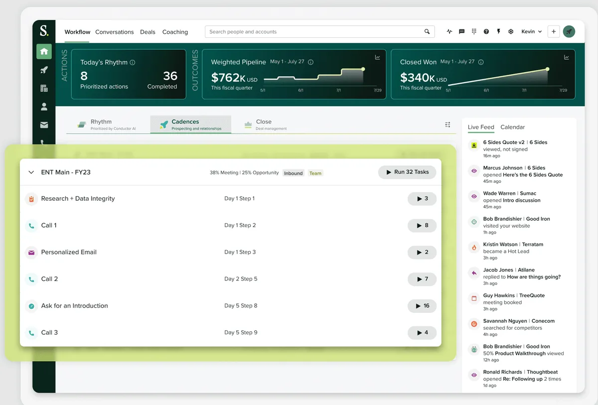 Salesloft Automation and Follow-Up Sequences