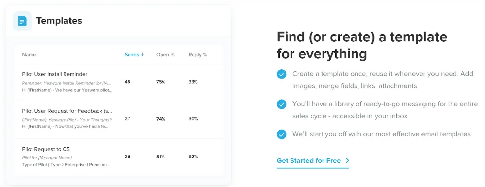 Email Outreach Features