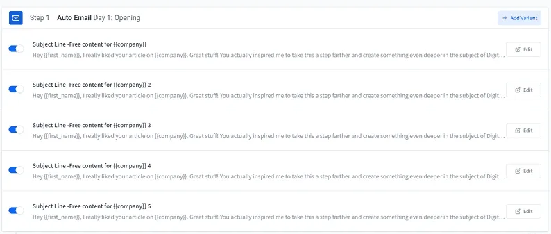 Personalization and Automation
