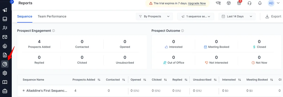 Saleshandy Campaign Analytics