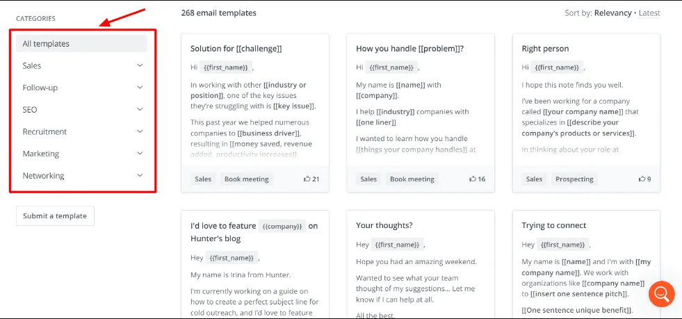 email templates
