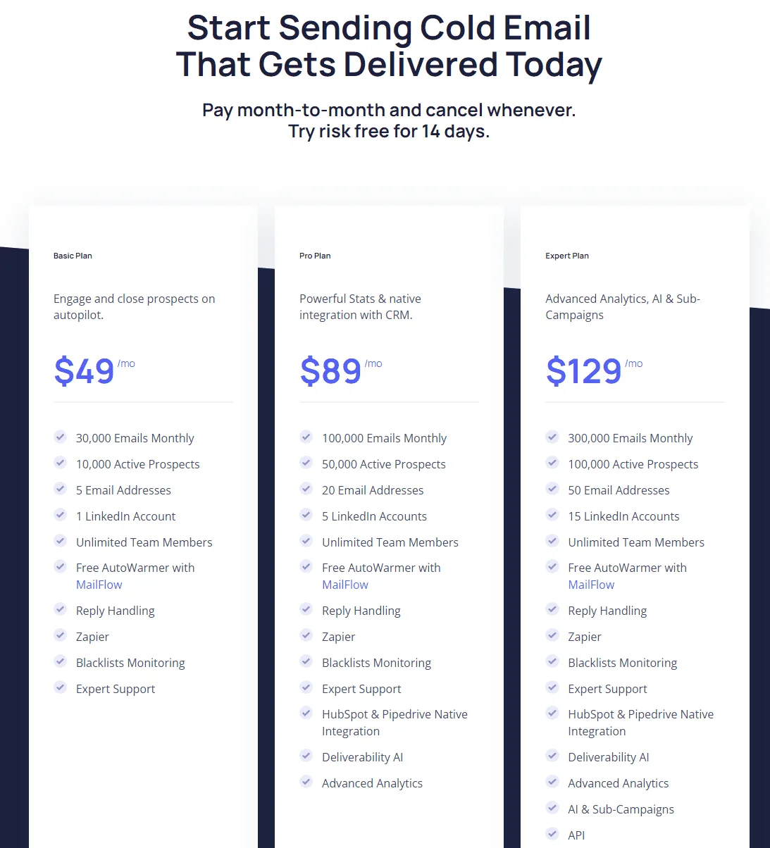 QuickMail Pricing