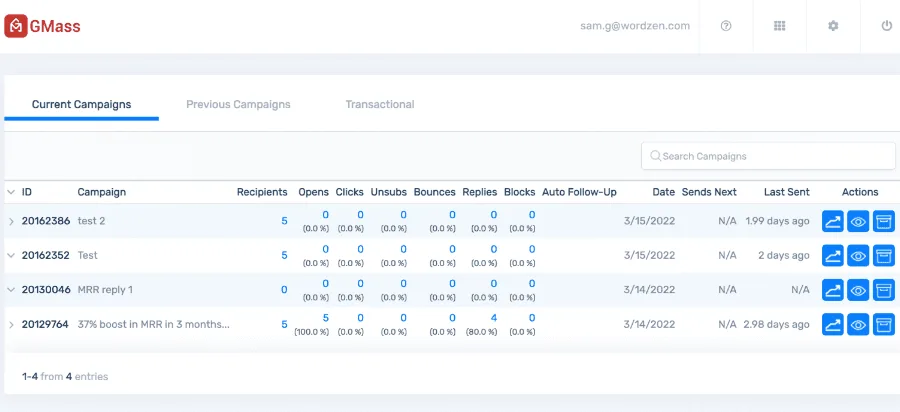 Gmass Analytical Tools