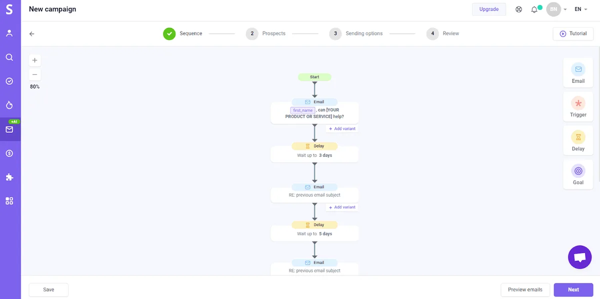 Snov.io Drip Campaigns